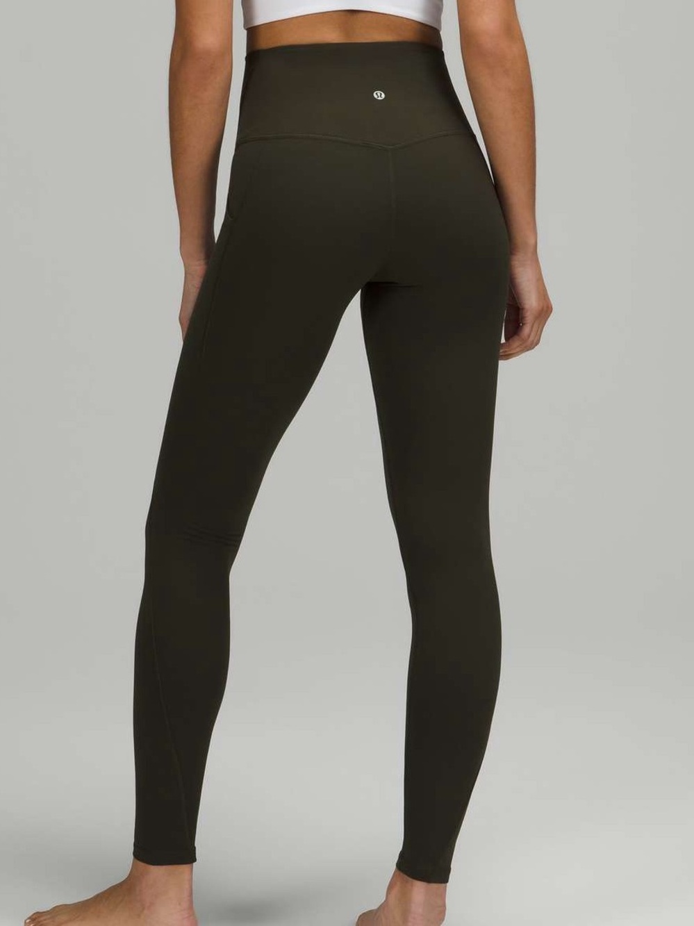 Lululemon Align High-Rise Pant 28” Dark Olive Size 2